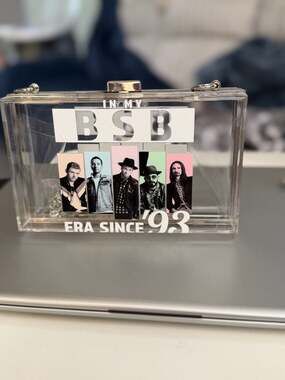 Backstreet Boys 'In My BSB Era Since 93' Custom Clear Acrylic Crossbody